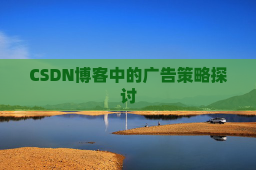 CSDN博客中的广告策略探讨