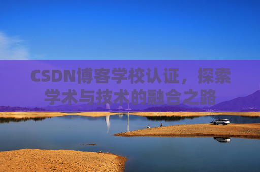 CSDN博客学校认证，探索学术与技术的融合之路